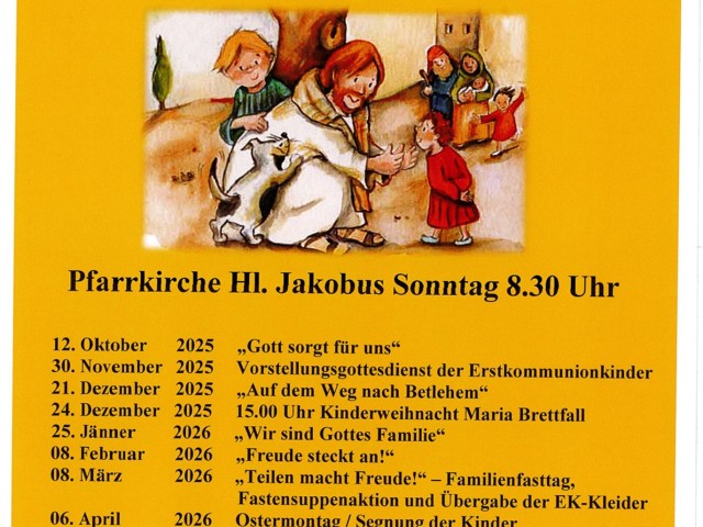 Kinder- und Familiengottesdienste