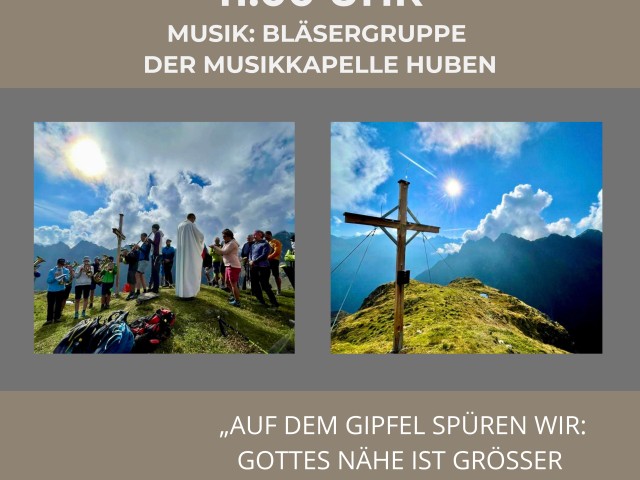 Gipfelmesse am Wartkogel