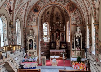 Kirche Schattwald innen