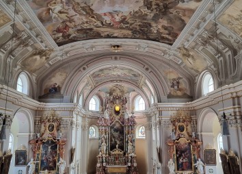 Kirche Tannheim innen