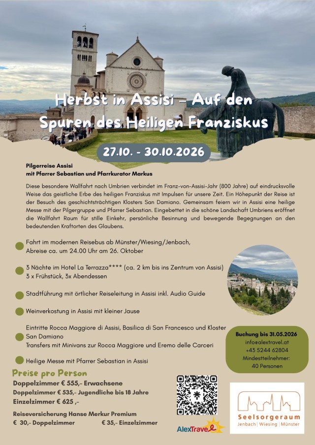 Herbst in Assisi - Auf den Spuren des Heiligen Franzikus