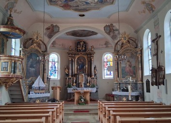 Kirche Jungholz innen