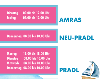 Sommeröffnungszeiten der Pfarrbüros im Seelsorgeraum