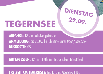Seniorenausflug Tegernsee Pfarre Neu-Pradl