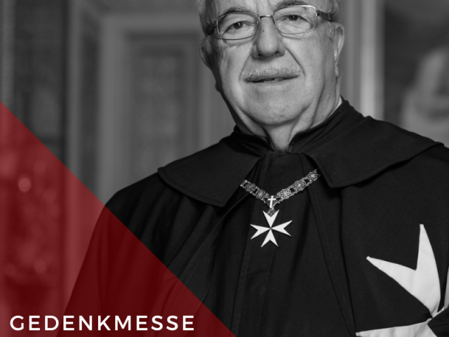 Gedenkmesse für verstorbenen Großmeister-Statthalter des Malteserordens