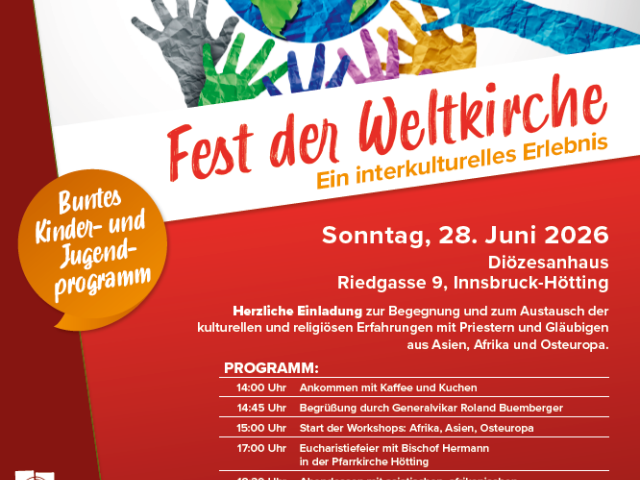 Interkulturell feiern: Fest der Weltkirche