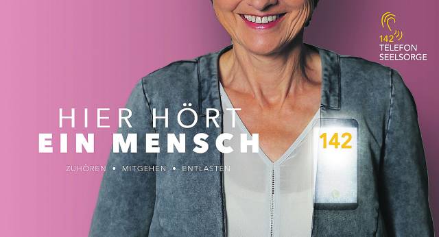 Telefonseelsorge: Plakate und Inserat
