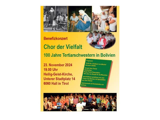 Chor der Vielfalt - 100 Jahre Tertiarschwestern in Bolivien