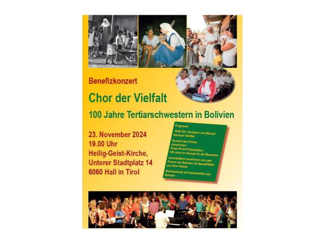 Chor der Vielfalt - 100 Jahre Tertiarschwestern in Bolivien