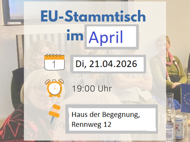 EU-Stammtisch im April 2026