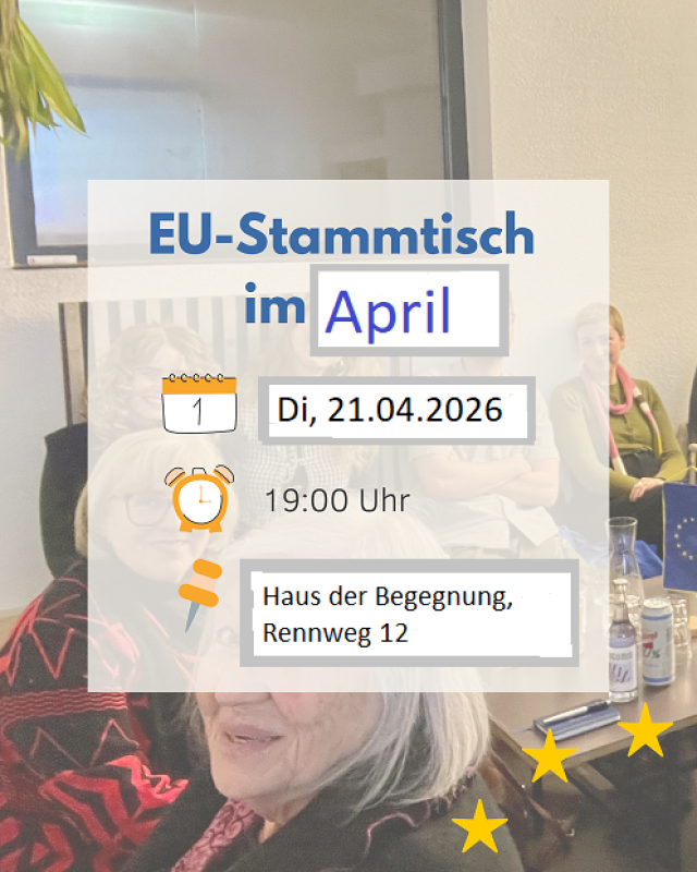 EU-Stammtisch im April 2026
