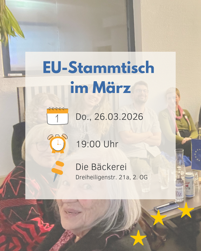 EU-Stammtisch im März 2026