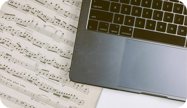 Einführung in Musiknotation am Computer