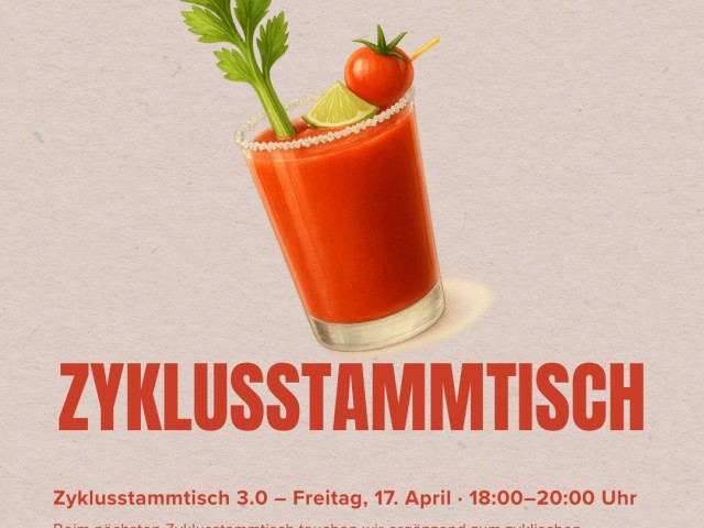 Einladung Zyklusstammtisch Bloody Mary