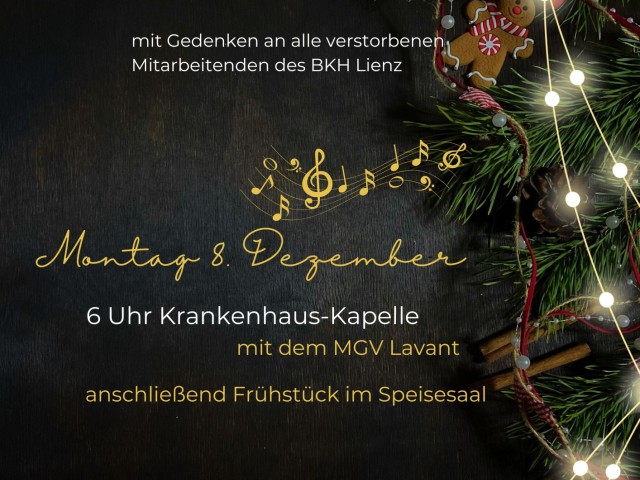 Rorate-Andacht in der Krankenhaus-Kapelle