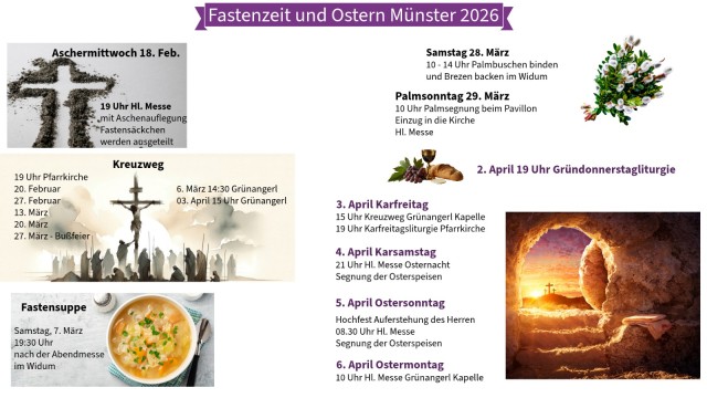 Fastenzeit - Ostern Münster 2026