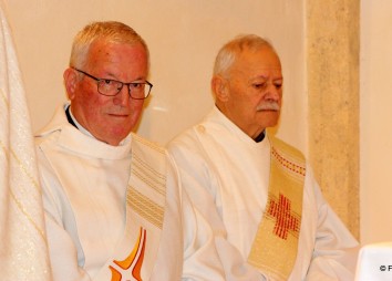 Diakon Michael Nocker und Diakon Andreas Rauchegger