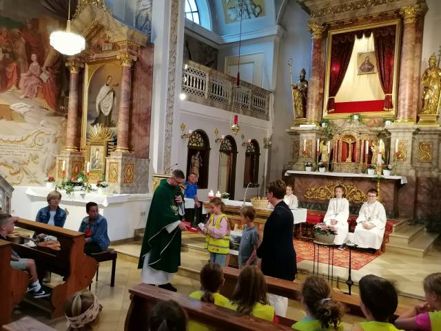 Abschlussgottesdienst der Volksschule Aschau am 27.06.2023