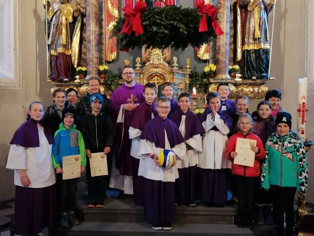 Ministrantenaufnahme in Hippach