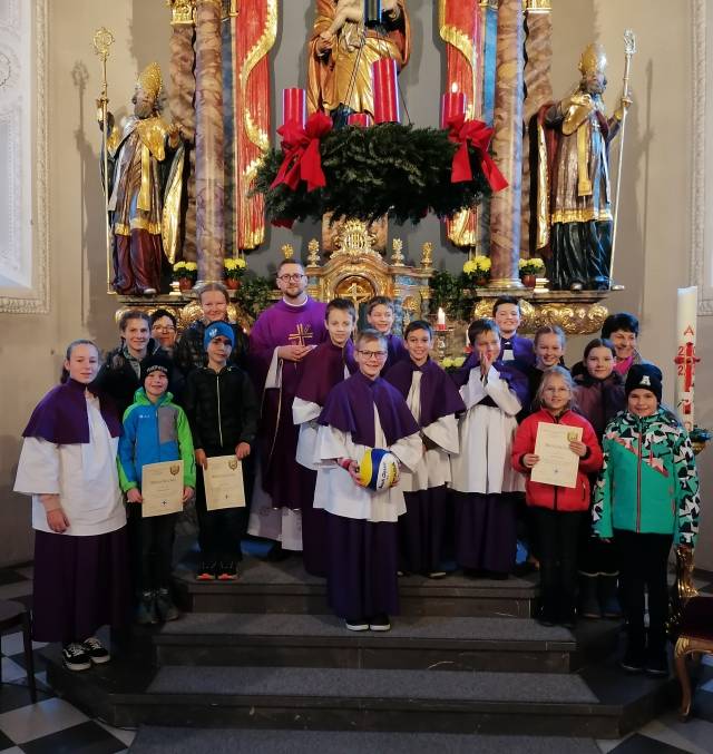 Ministrantenaufnahme in Hippach