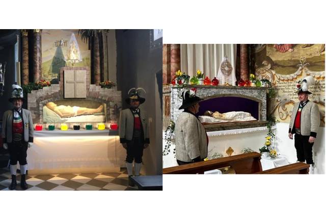 Von Karfreitag auf Karsamstag: Grabwache